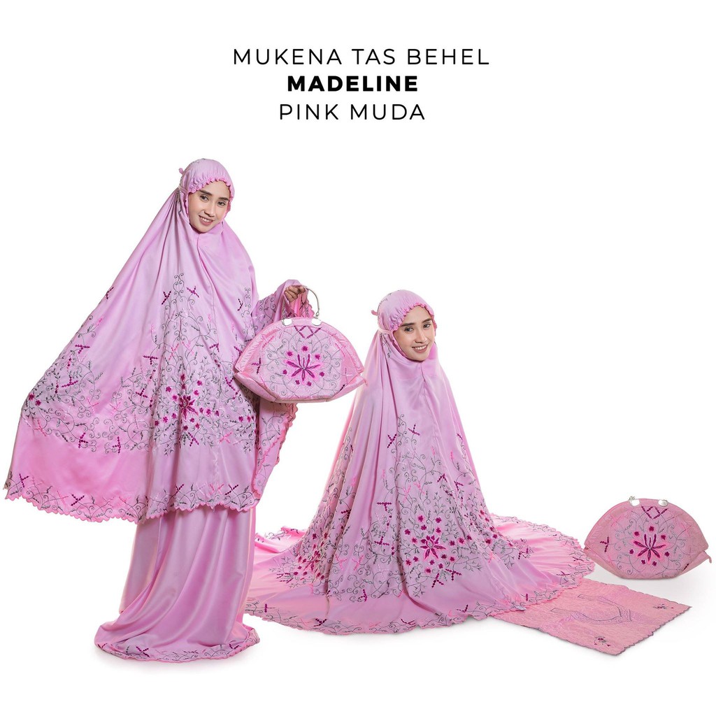 Mukena Dewasa Satin Behel Madeline