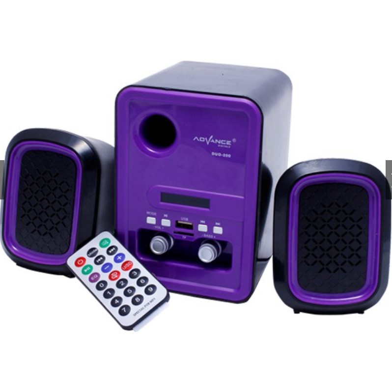 PORTABLE Speaker Aktif Advance Duo-200 Subwoofer Xtra Power Sound