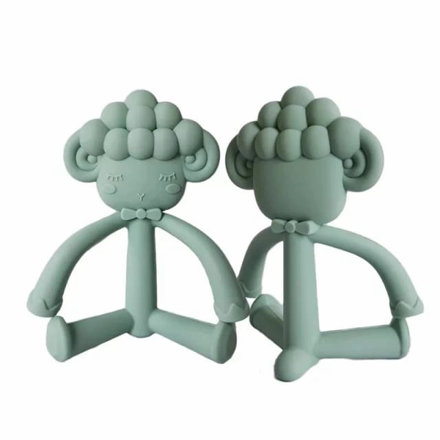 Mainan gigi bayi silikon / Baby teether silicone / Gigitan bayi