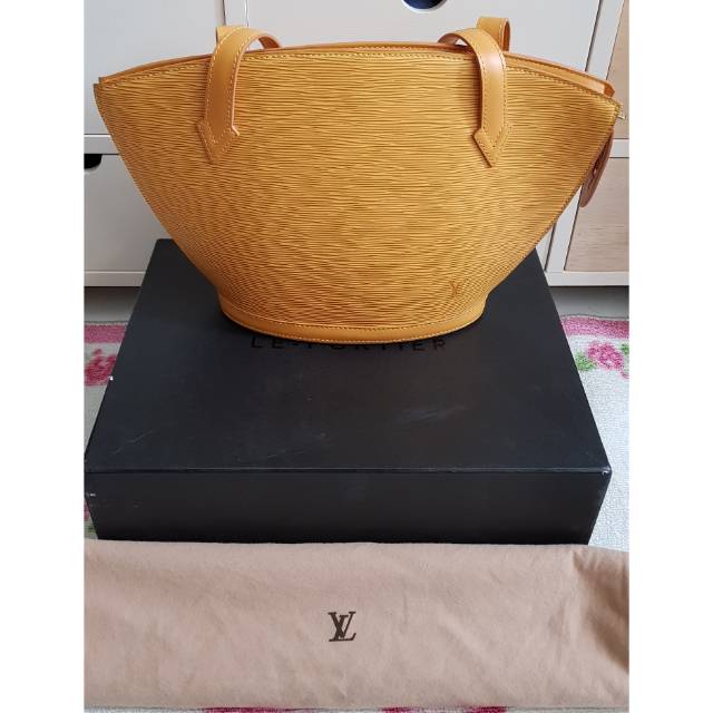Reprice Louis Vuitton Yellow Epi Leather Saint Jacques