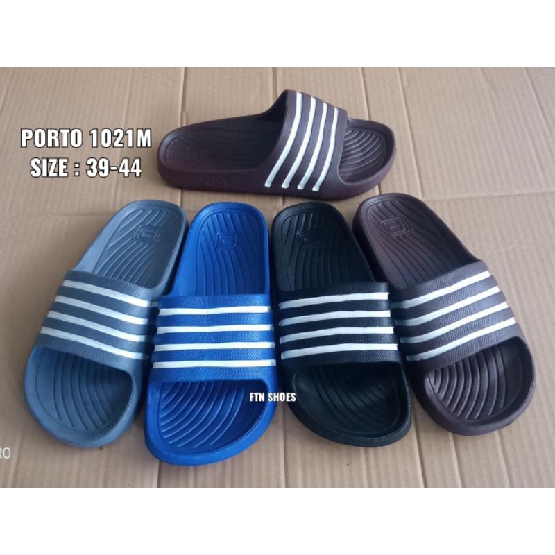 Sandal selop pria dewasa original Porto 1021M 39 44