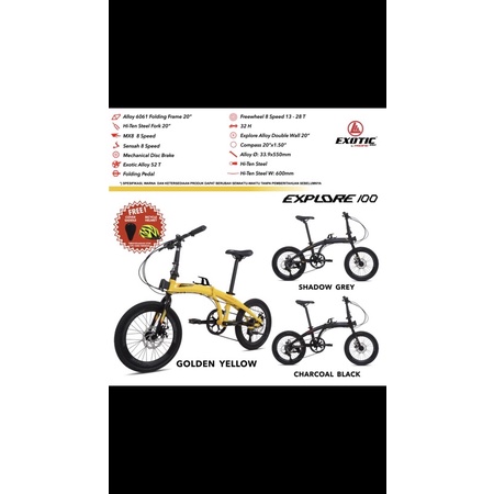 Sepeda Lipat Explore 100 Exotic