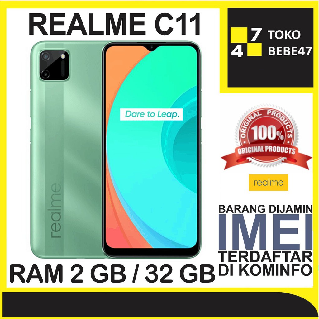 REALME C11 RAM 2GB ROM 32GB GARANSI RESMI REALME INDONESIA