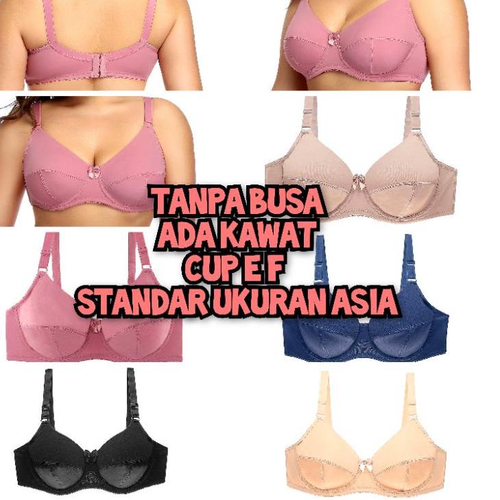 Bagus Dipakai.. BRA EURO BH JUMBO CUP D E F G SIZE 36 38 40 42 44 46 48 50 52 54