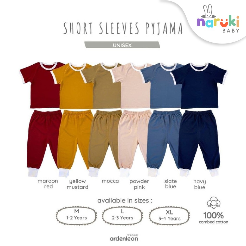 Ardenleon Short Pyjama Set Baby Kids Arden Leon Piyama Anak Bayi