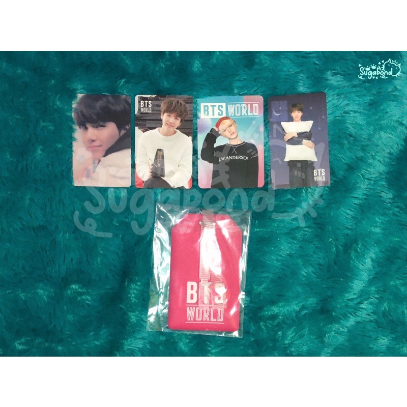[booked] BTS World Photocard SUGA/Yoongi set (incl luggage tag)
