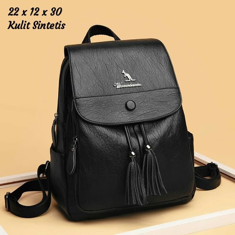 Tas Ransel WanitaDewasa Remaja Buat Kerja kuliah Trand Branded Imut Cantik Terbaru Kekinian Model Style korean Bisa Buat Sekolah SMP SMU