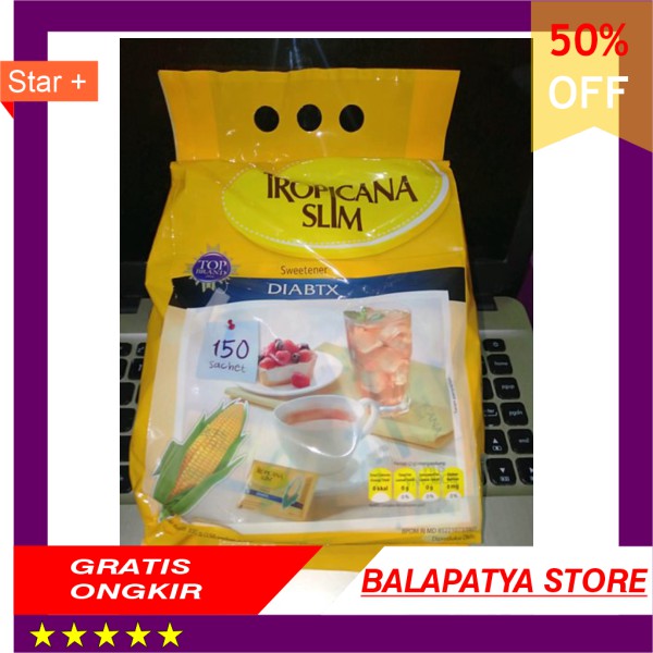 

STOK SISA 9 SAJA ! BURUAN !!! Gula Diabtx 150pcs Tropicana Slim