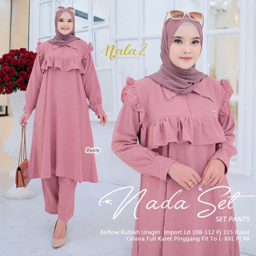 Nada Set Maxi by Nala | 250125 | one set tunik & celana
