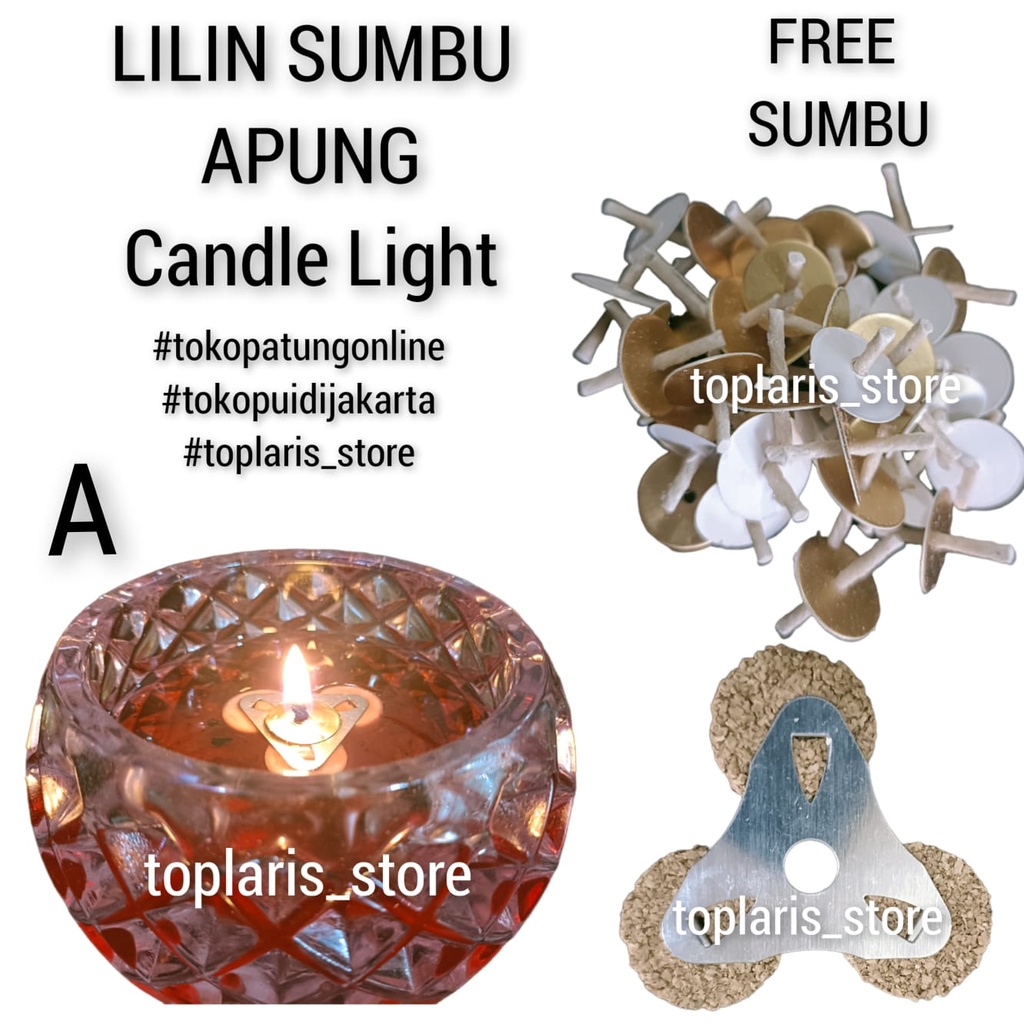 Lilin Apung/Sumbu Pelita Plus Pelampung Kualitas Bagus 01