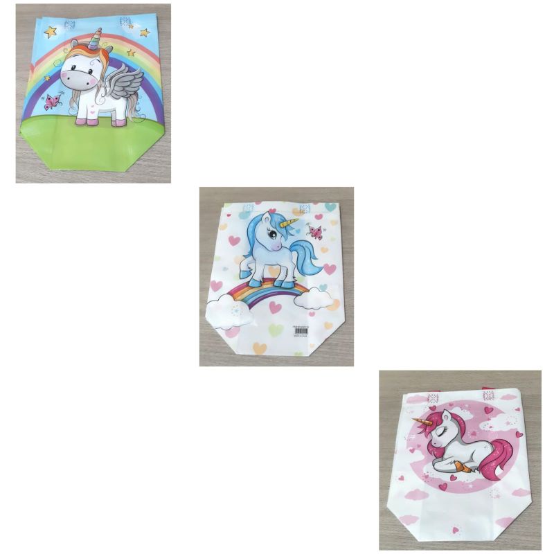 

Tas Karung / Tas Karung Mini / Goodie Bag Karakter Unicorn