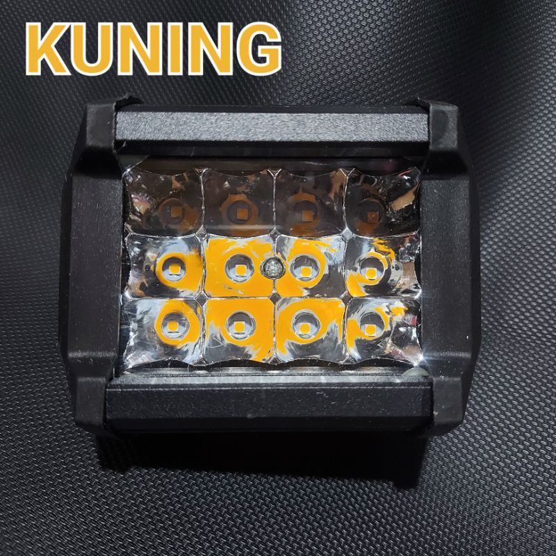 LAMPU TAMBAHAN UNTUK LAMPU TEMBAK SOROT 6 / 12 LED KOTAK UNIVERSAL + DUDUKAN