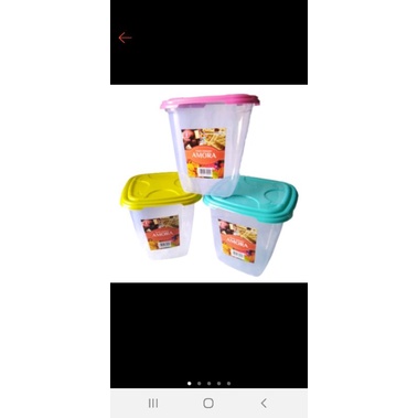 Toples Tempat Snack Plastik/ Sealware  2700ml Kirei Amora Size L
