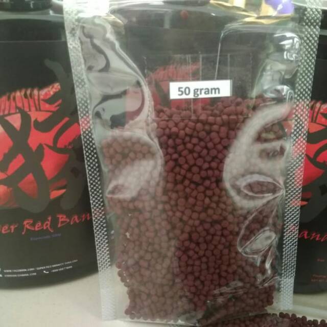 Pellet Louhan SRM Super Red Mongkey 50gr