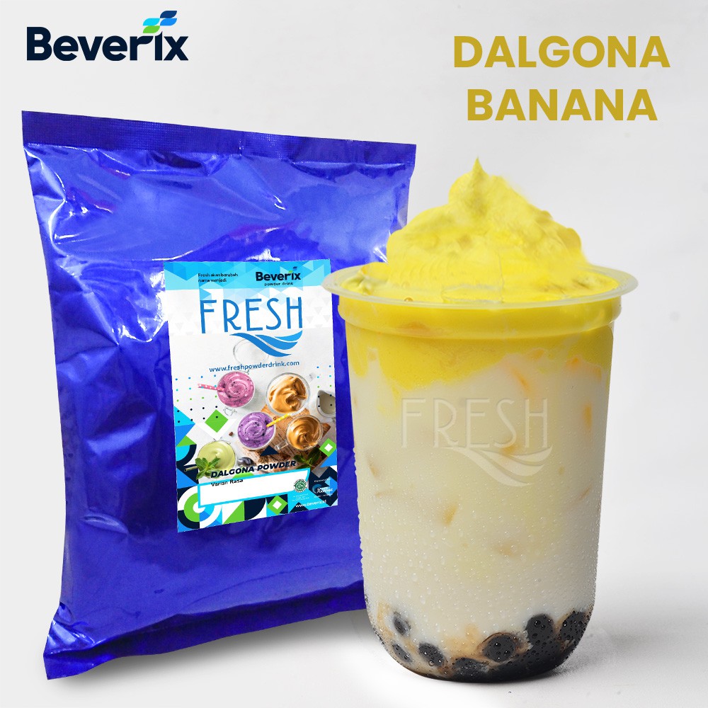 

Bubuk Dalgona Rasa Banana 1 KG Powder Drink