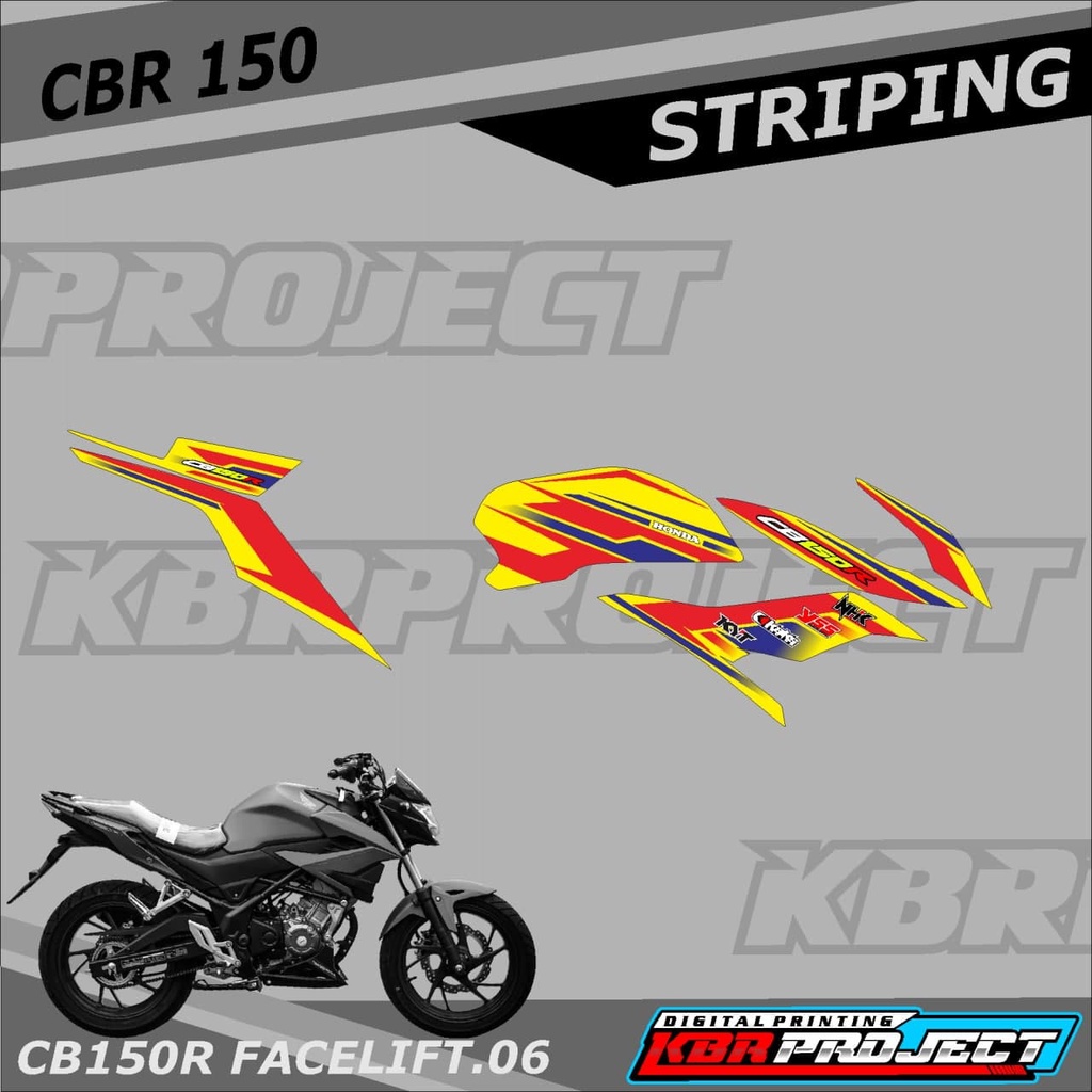 (COD) STRIPING CB 150 R FACELIFT DESIGN.KBR - STRIPING CB 150 R FACELIFT.06