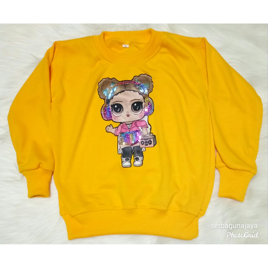 Baju Sweater anak Perempuan Led