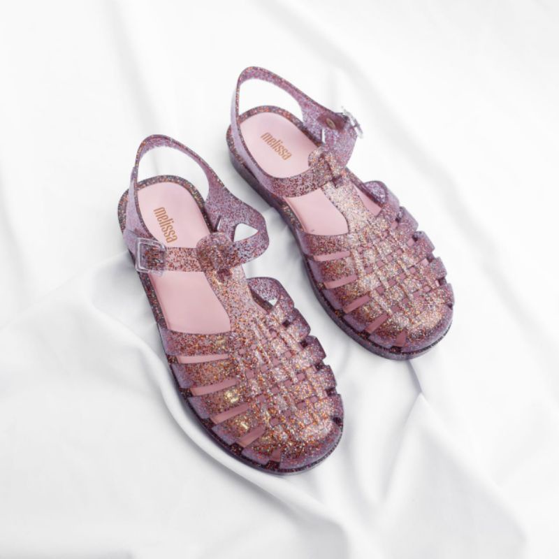 SENDAL SEPATU MELISSA POSSESSION FLUOR SIZE 41/42 PRELOVED