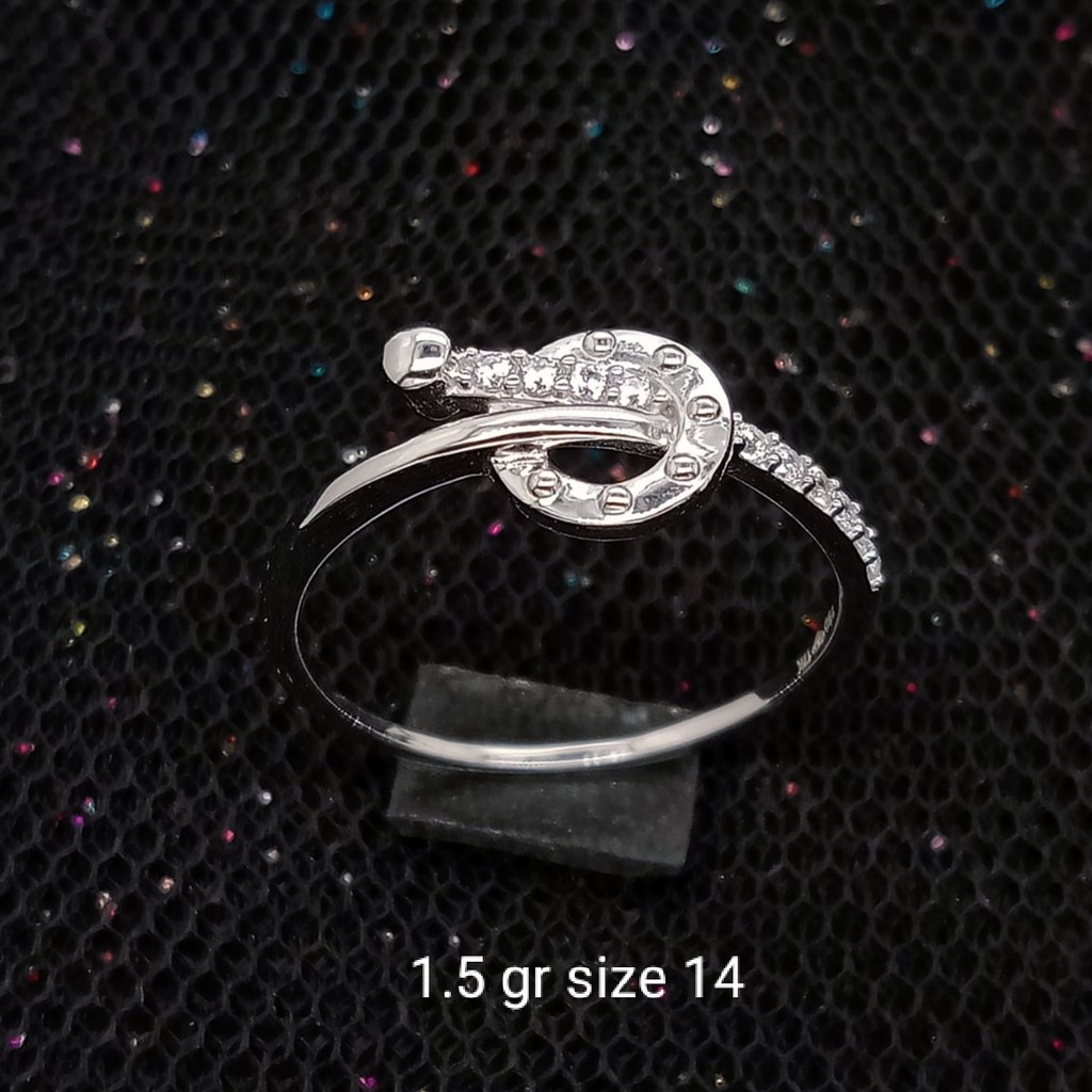 NEW Cincin Emas 17 K - 1.5 gr Kadar 750 - 2165