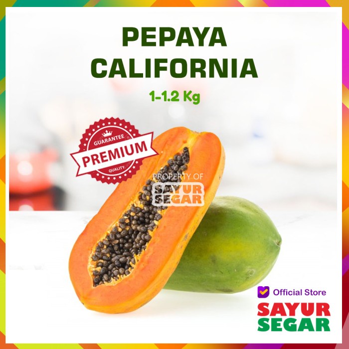 

[CINERE] PEPAYA CALIFORNIA [1-1.2Kg] PREMIUM