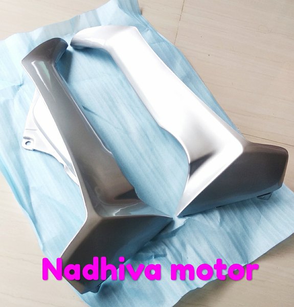 cover sayap tameng tebeng depan luar fizr f1zr silver