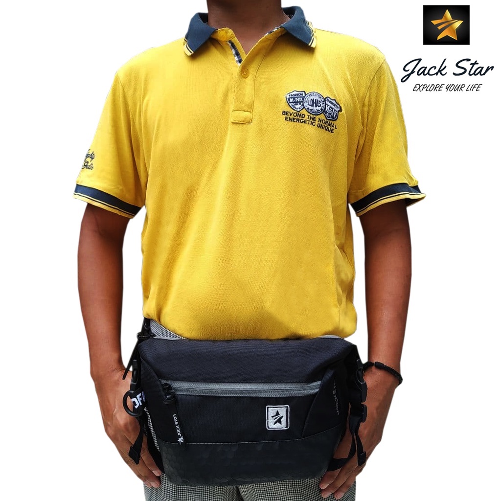 Tas Slempang Pria Sling Bag Waistbag Pria Tas Pinggang Waistbag Multifungsi Tas Selempang Terlaris Termurah