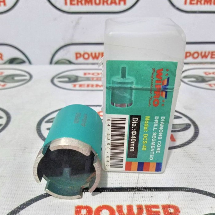 Mata Bor Granit 40 mm WIPRO Diamond Core Drill 40mm Batu Marmer Beton