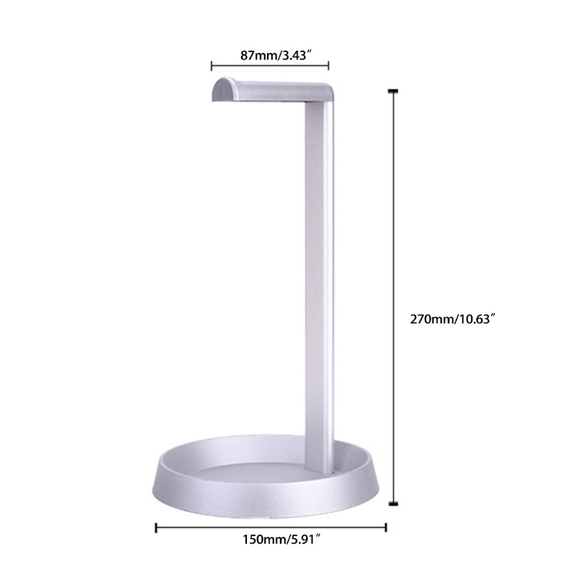 Bt Headphone Stand Gaming Headset Holder Gantungan Desain Stylish Foundation Stabil