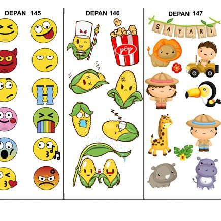 

freeOngkir Edible Stamp / Sticker Makanan 145 - 162