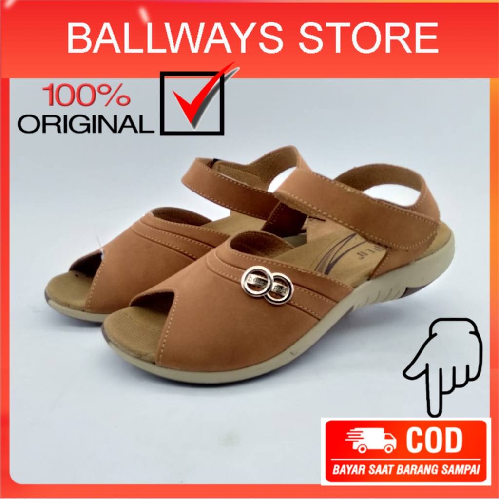 Trend Sandal Wedges Wanita branded Merk HOMYPED Danish TN33 Terkenal yang Bagus dan Murah Terbaru Or