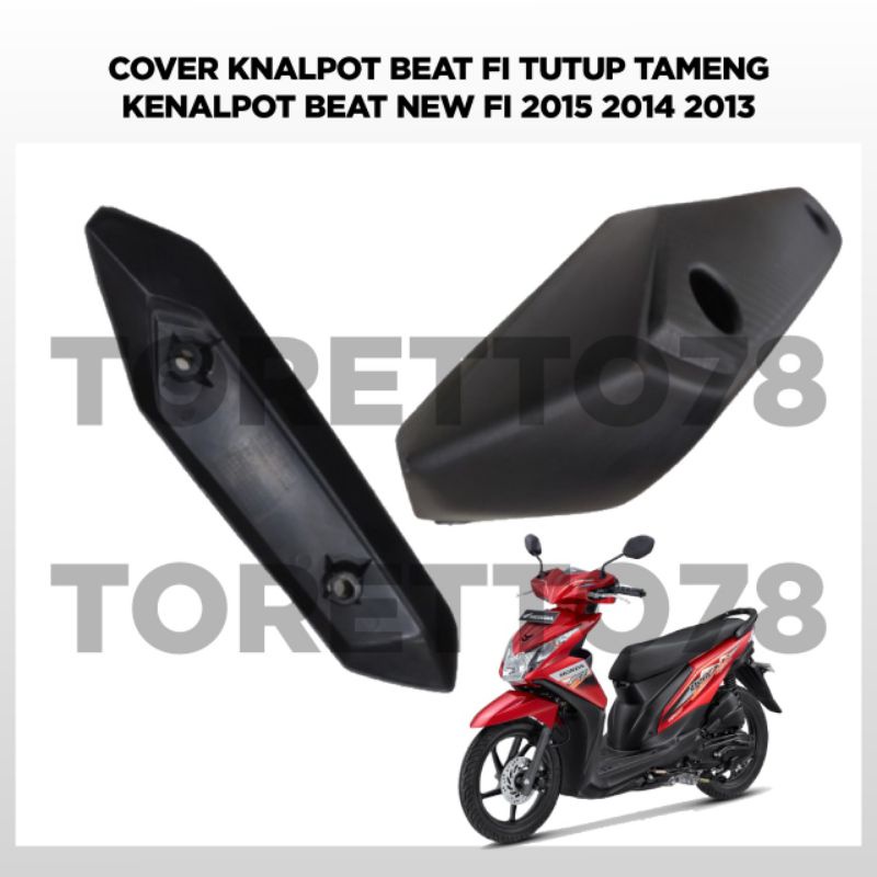 COVER KNALPOT ABS TAMENG KNALPOT ABS HONDA BEAT FI / BEAT ESP 2012 UP MERK LOKAL