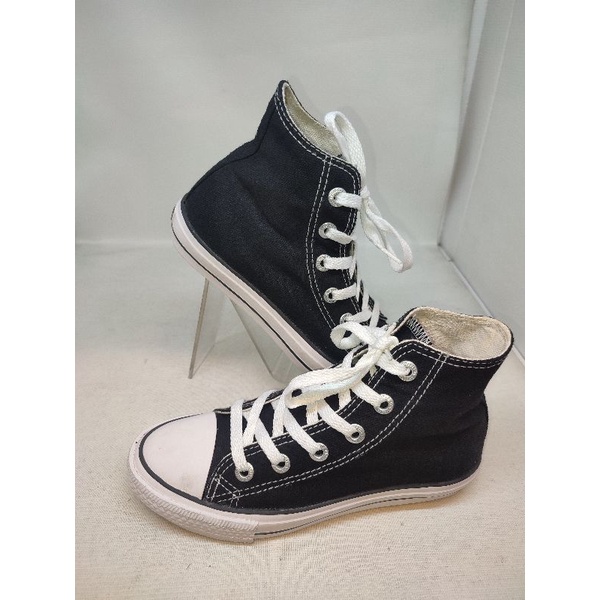 Sepatu Compass Alecio Hi Hitam/Putih