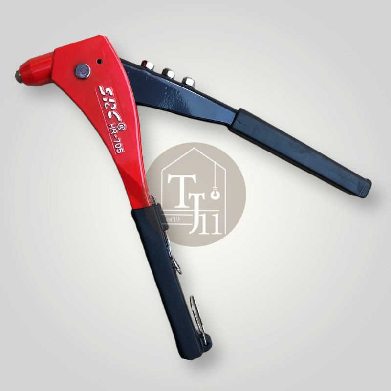 TANG RIVET / HAND RIVETER / ALAT TEMBAK PAKU RIVET merek SOLIGEN HR-705 (GRIP MERAH)