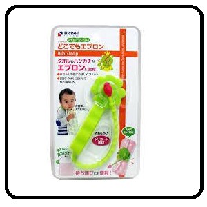 Richell Bib Strap Clover