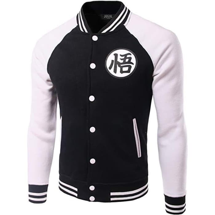 Jaket Varsity Baseball Distro DRAGON BALL GOKU polos Jaket Varsity Baseball Distro DRAGON BALL GOKU polos