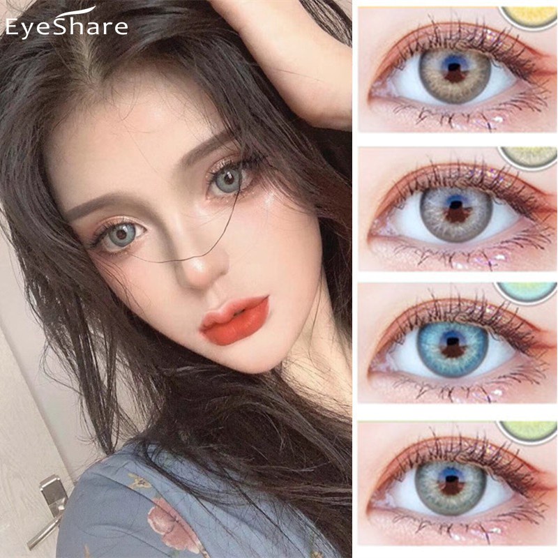 [COD]GEL HIMALAYA-BROWN~SOFTLENS NORMAL &amp; MINUS0.00  BIG EYES WARNA PERI MUSIM PANAS BLUE BROWN GRAY LIVING COLOR Softlen Soflen Soflens