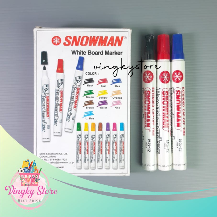 

Spidol White Board Snowman BG-12 (1pc)