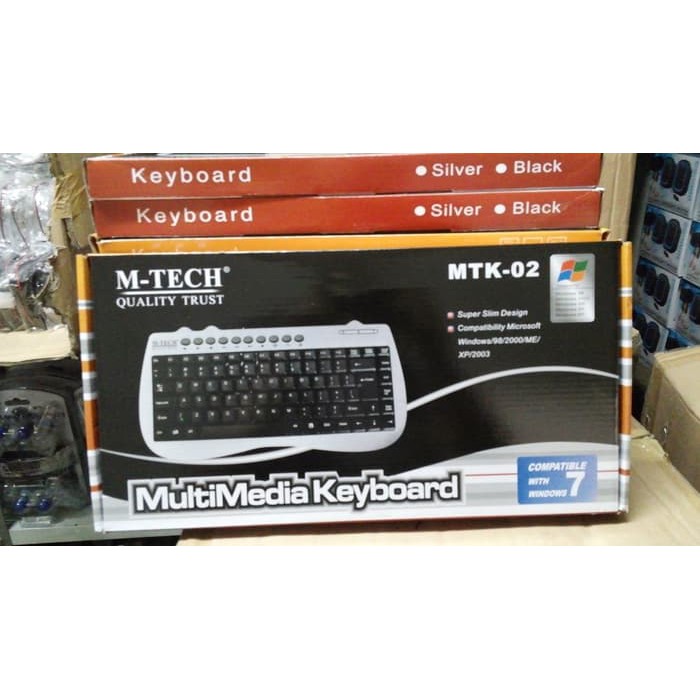 M-Tech Keyboard Usb Mini Multimedia Mtk-02