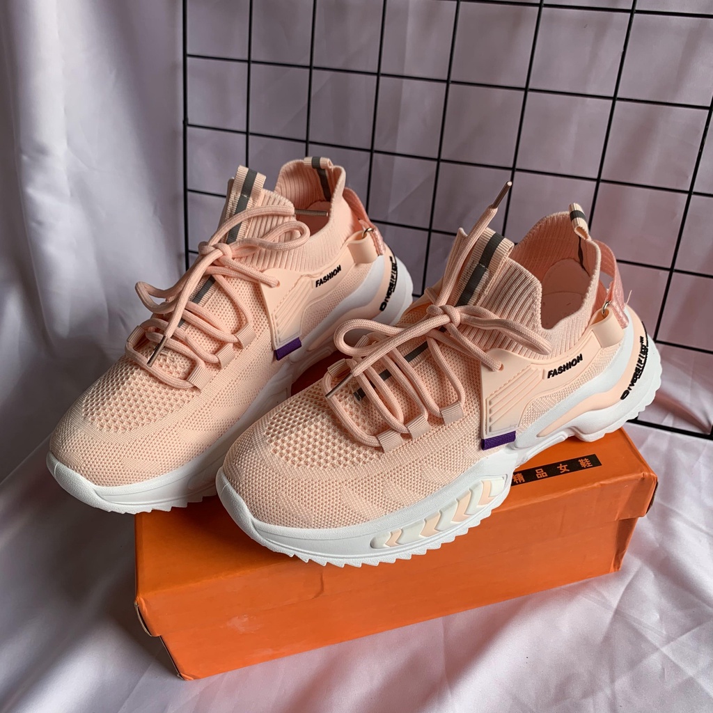 Sepatu sport Olahraga  FASHION wanita sepatu sneakers wanita import SEPATU WANITA FASHION MODEL KOREA Sepatu Sneakers Wanita Sport Shoes Casual PutihSEPATU SNEAKER IMPORTTALI CHINA terbaru SOL KARET sepatu wanita sepatu cewek fashion wanita korea Divers t