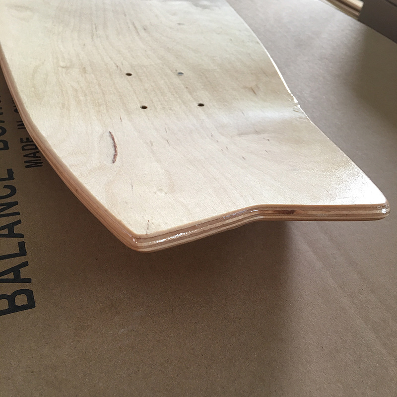 Dek Papan Seluncur Panjang double warped Bahan Maple Ukuran 31x10 Inci