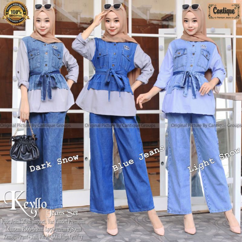 KEYLO JEANS SET CELANA BY CANTIQUE