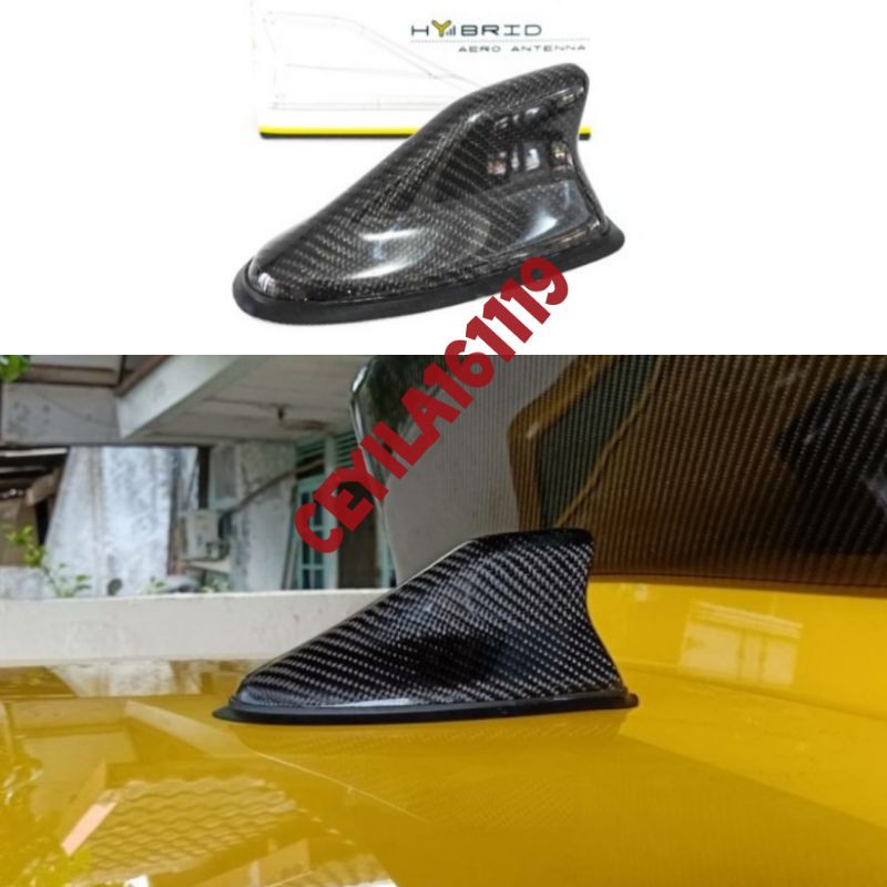 Hibrid antena sirip Hiu CARBON mobil Karimun wagon R
