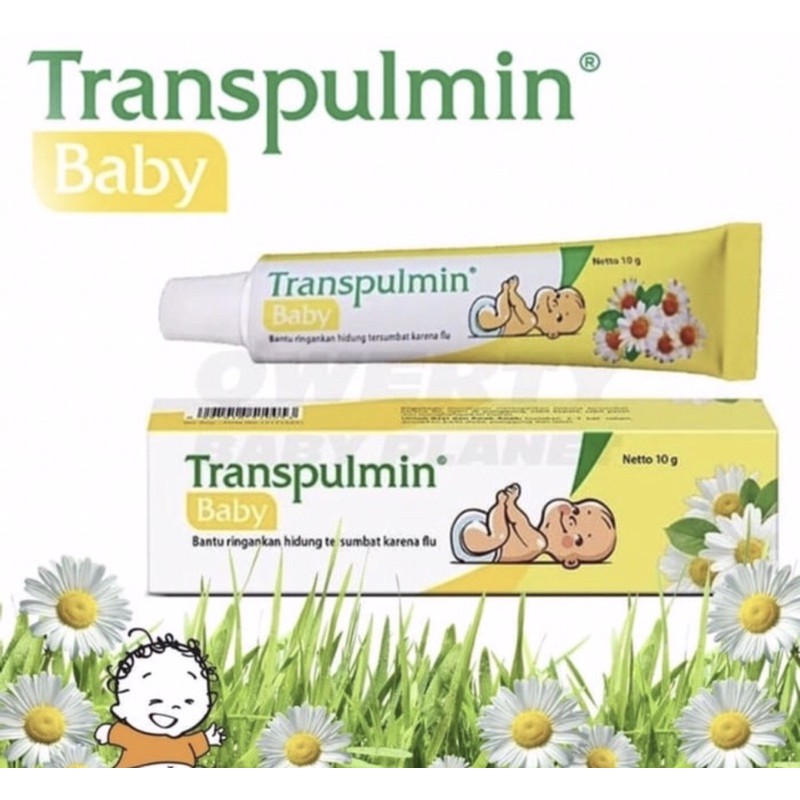 Transpulmin baby 10 gram | 20 gram ( menghangatkan &amp; melegakan pernafasan saat flu pada bayi )