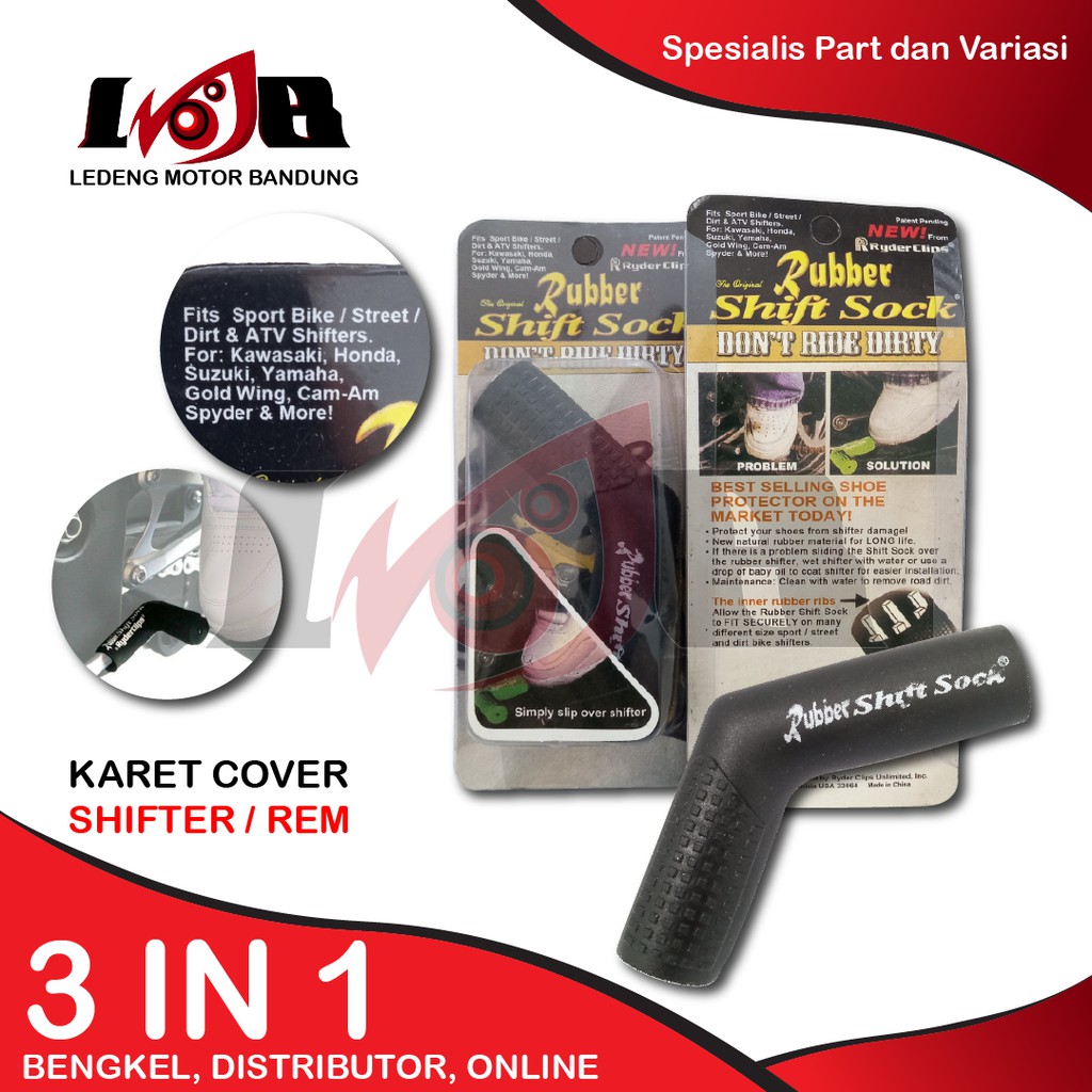 Karet Pelindung Operan Gigi Persneling Rubber Shift Sock Ryderclips