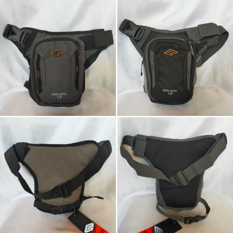 Tas paha - pinggang - selempang - hip bag - Blasted 43BL75 - 44BL13 - 44BL07 original black grey