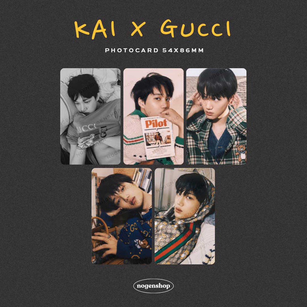PHOTOCARD EXO KAI X GUCCI