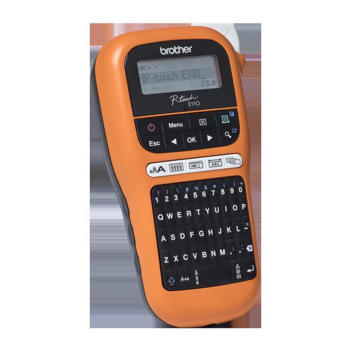 

BROTHER PT-E110VP HANDHELD PRINTER LABEL / PEMBUAT LABEL PT E110VP