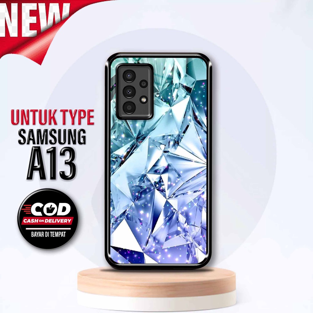 Sukses Case SAMSUNG A13 - Hardcase 2D Glossy Samsung A13 - Silikon Hp Samsung { Berlian Cucuk 1 } - 
