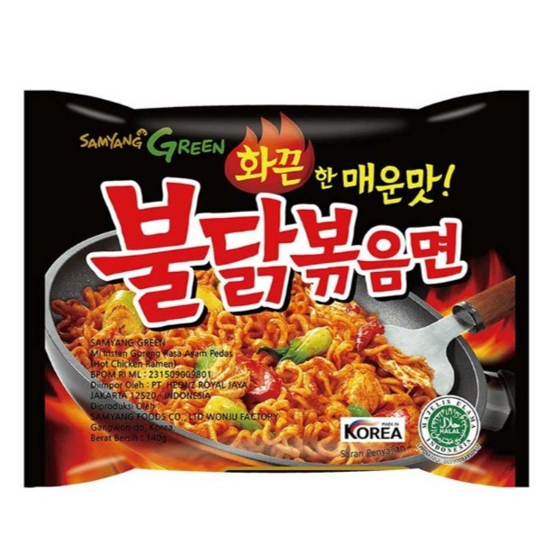 

Samyang mie instan hot chiken ramen original 140 gr