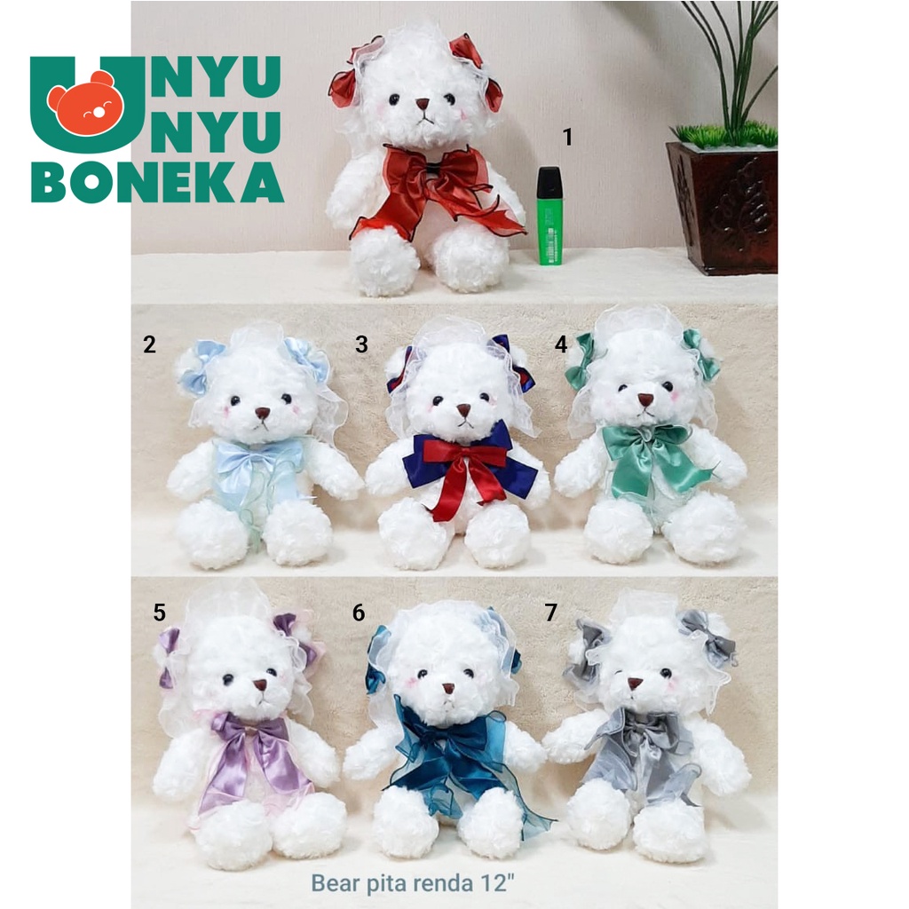 Boneka teddy bear import lembut 32cm beruang house kado hadiah ultah souvenir hampers